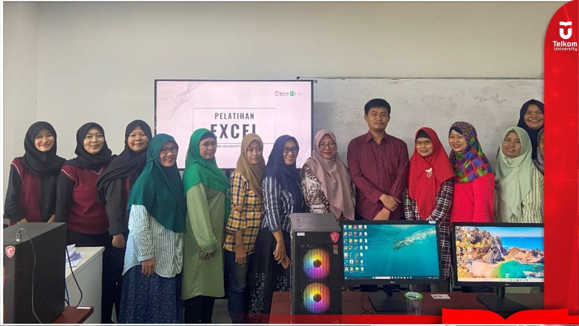 Telkom University Surabaya Beri Pelatihan Dasar Excel di…