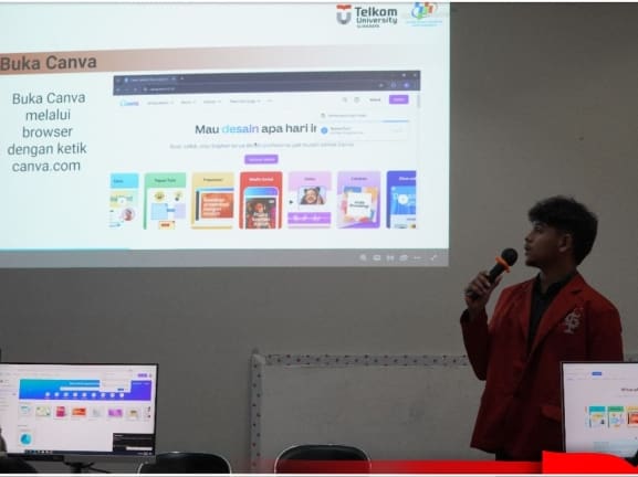 Telkom University Surabaya Gelar Pelatihan Infografis untuk Optimalisasi…