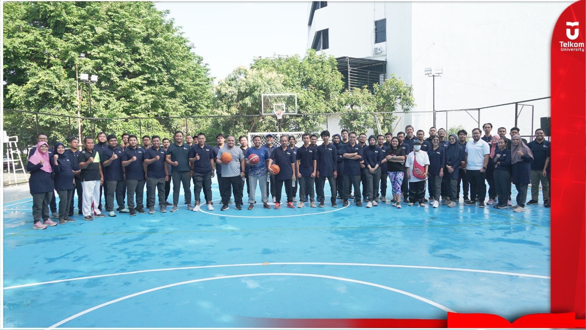 Softlaunching Lapangan Telkom University Surabaya: Menggalang Semangat Olahraga